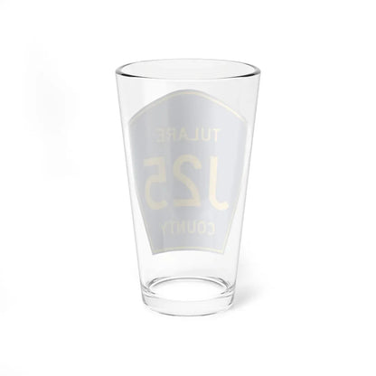 Tulare County J25 (California) (Road Sign) Pint Glass 16oz - Go Mug Yourself