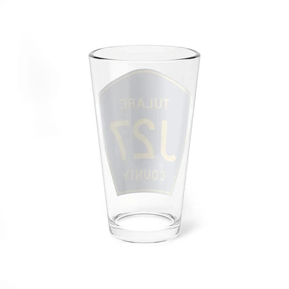 Tulare County J27 (California) (Road Sign) Pint Glass 16oz - Go Mug Yourself