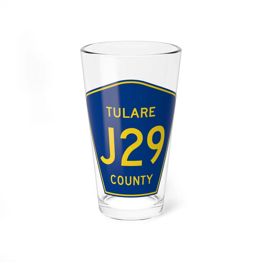 Tulare County J29 (California) (Road Sign) Pint Glss 16oz 16oz - Go Mug Yourself