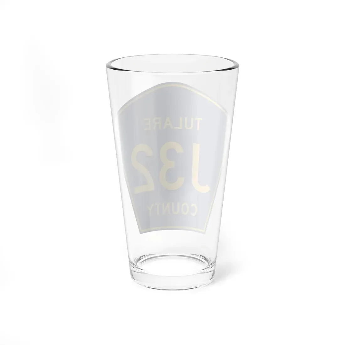 Tulare County J32 (California) (Road Sign) Pint Glass 16oz - Go Mug Yourself