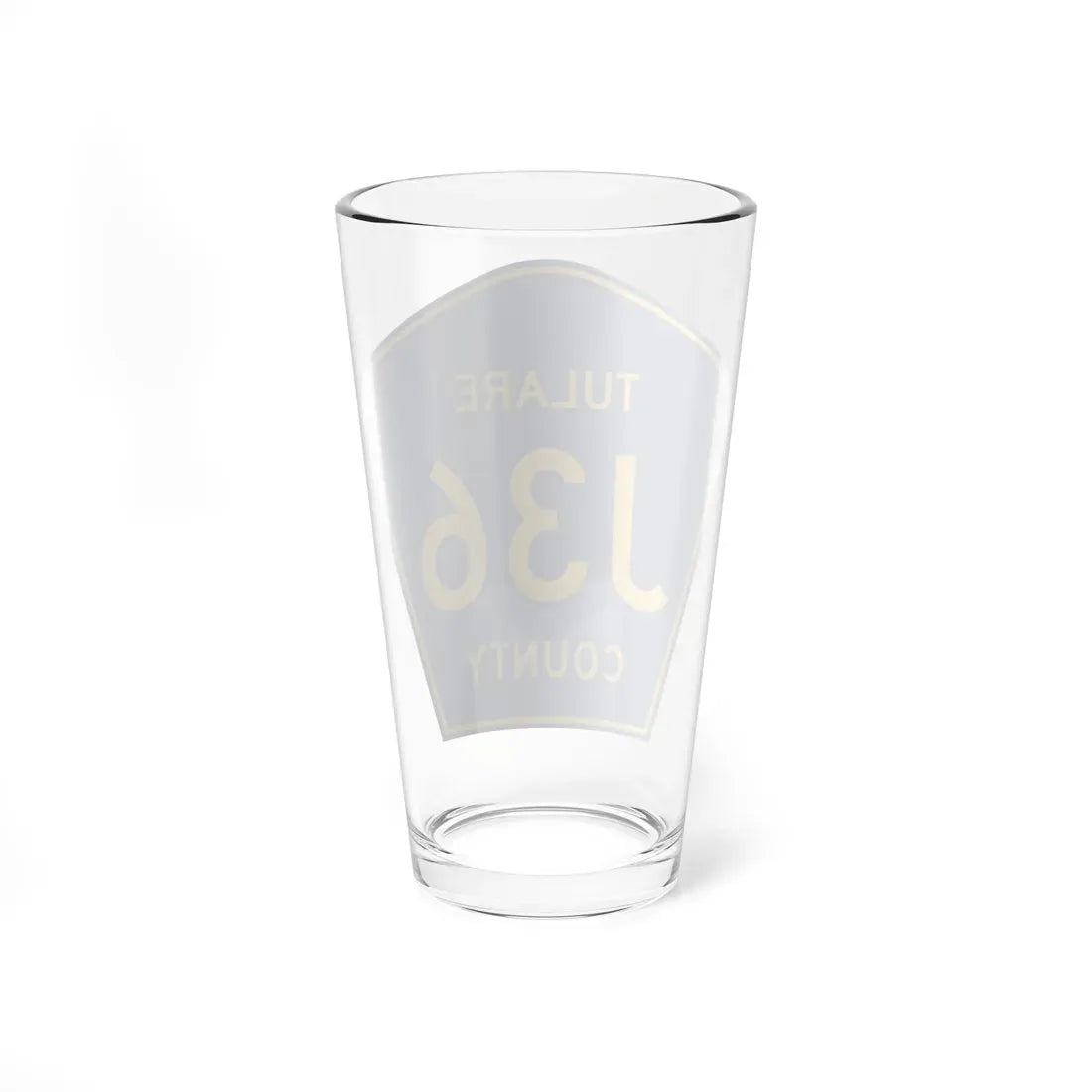 Tulare County J36 (California) (Road Sign) Pint Glass 16oz - Go Mug Yourself