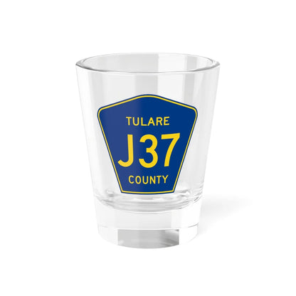 Tulare County J37 (California) (Road Sign) Shot Glass 1.5oz 1.5oz - Go Mug Yourself