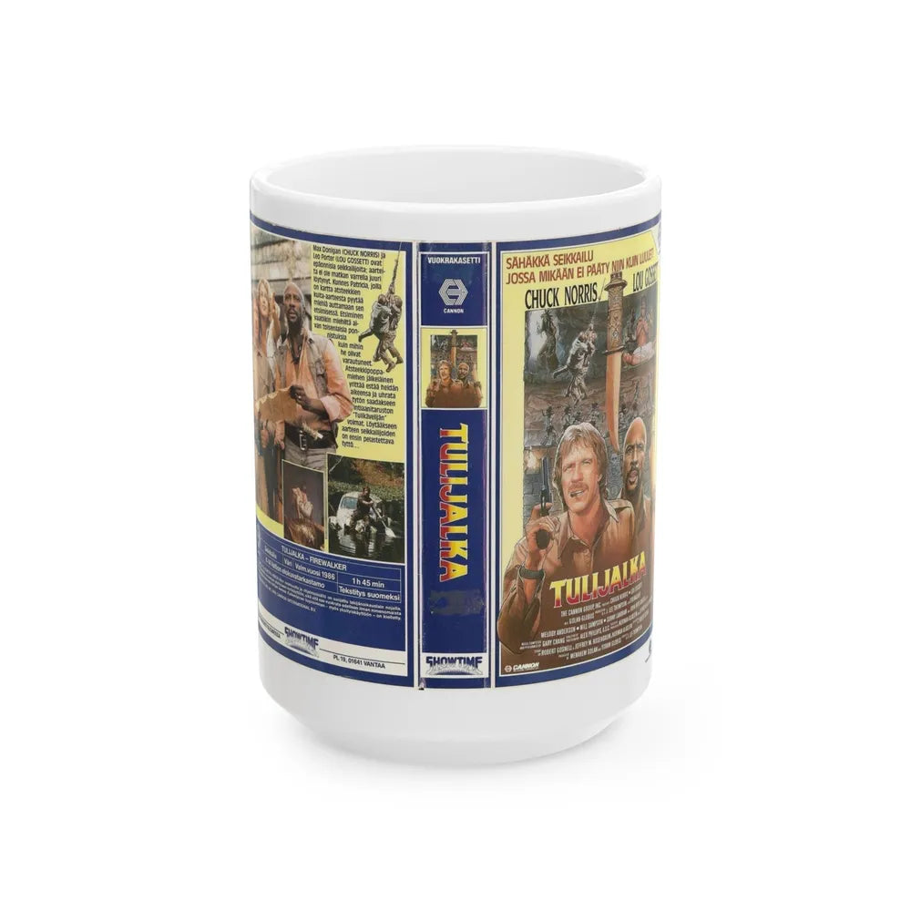 TULIJALKA FIREWALKER (VHS COVER) - White Coffee Mug-15oz-Go Mug Yourself