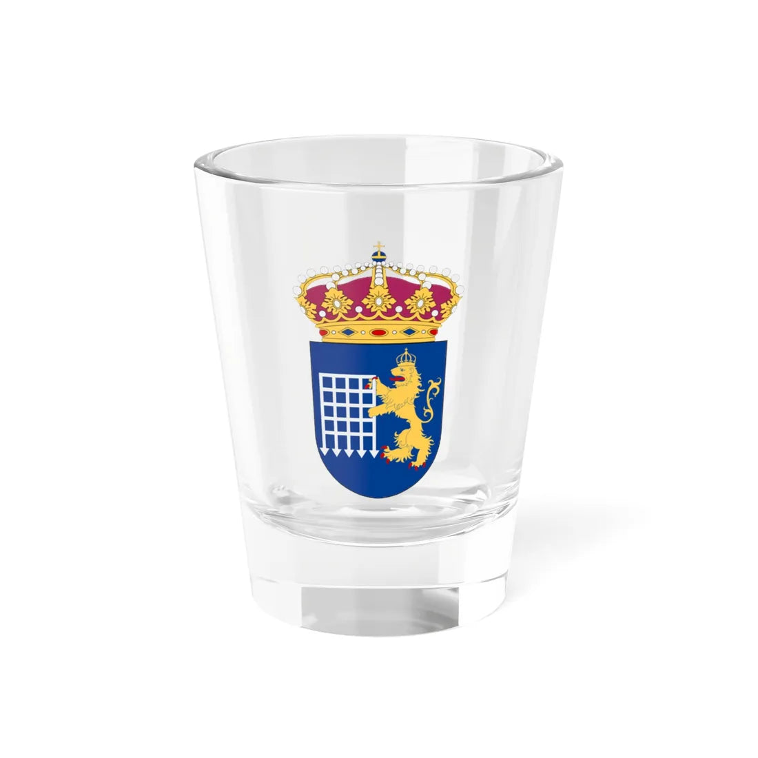 Tullverket vapen (Sweden) (Coat of Arms) Shot Glass 1.5oz 1.5oz - Go Mug Yourself