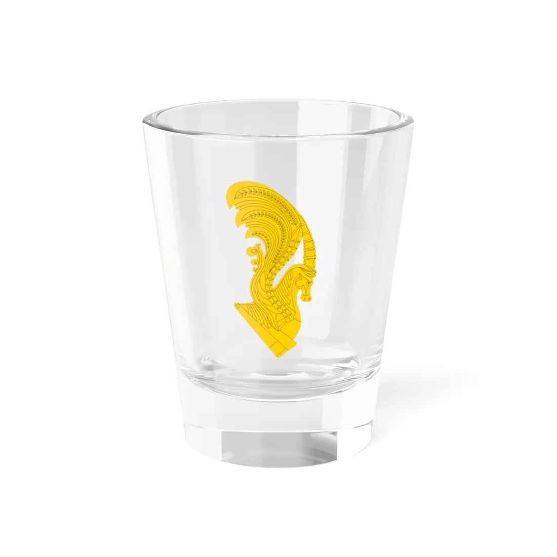 Tulpar (Kazakhstan) (Coat of Arms) Shot Glass 1.5oz 1.5oz - Go Mug Yourself