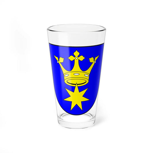 Tumegl Tomils wappen (Switzerland) (Coat of Arms) Pint Glass 16oz 16oz - Go Mug Yourself