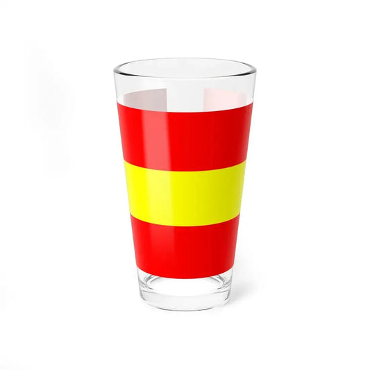 Tungurahua Flag (Ecuador) Pint Glass 16oz 16oz - Go Mug Yourself