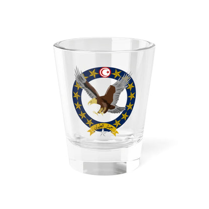 أركان جيش الطيران تونس (Tunisia) (Coat of Arms) Shot Glass 1.5oz 1.5oz - Go Mug Yourself