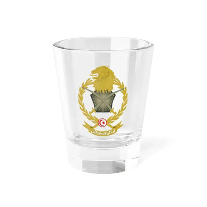 شعار أركان جيش البر تونس (Tunisia) (Coat of Arms) Shot Glass 1.5oz 1.5oz - Go Mug Yourself