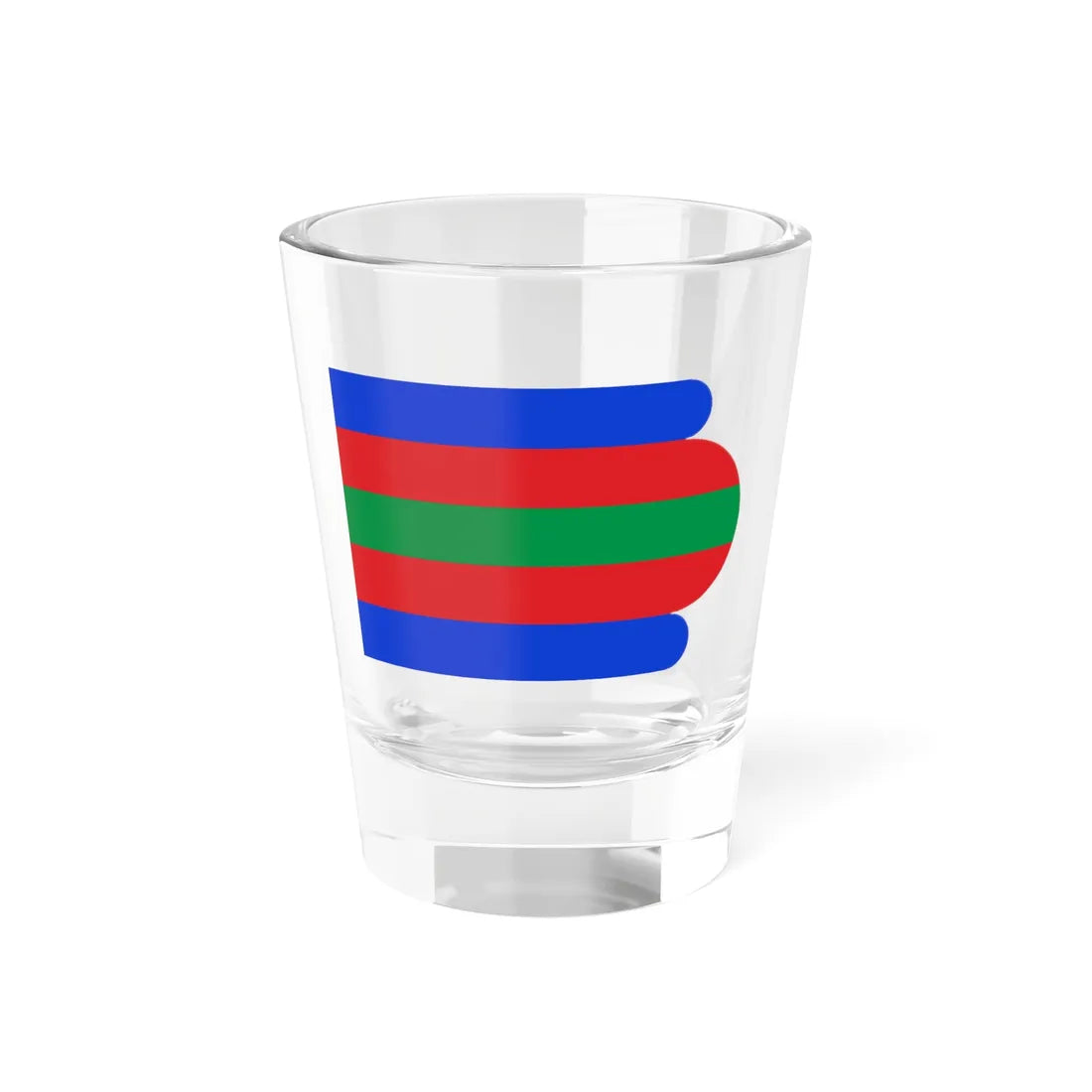 Tunisian flag till 1831 (Tunisia) Shot Glass 1.5oz 1.5oz - Go Mug Yourself
