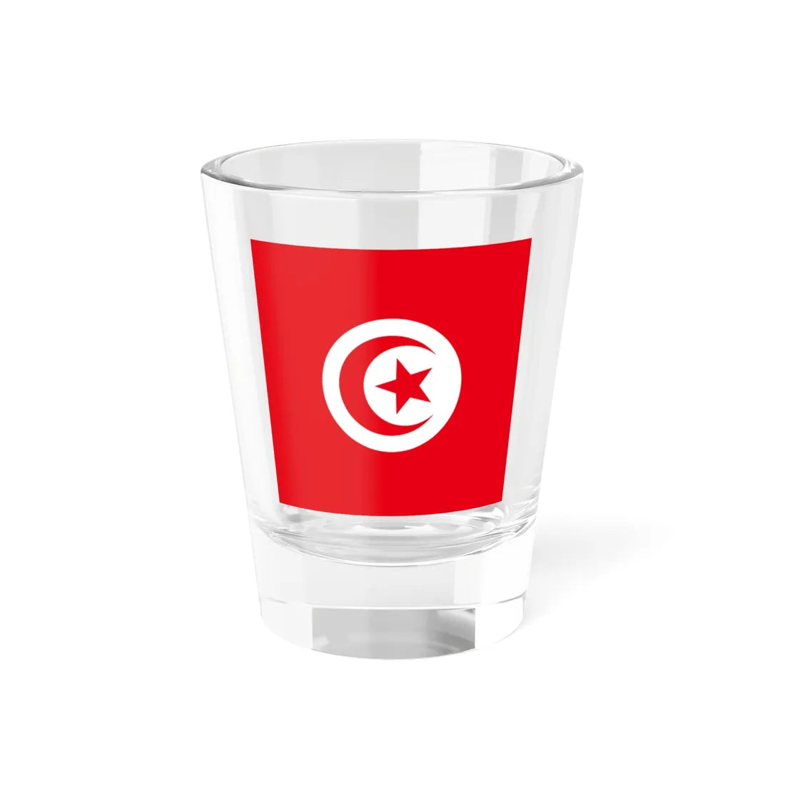 Tunisian Naval Jack (Tunisia) Shot Glass 1.5oz 1.5oz - Go Mug Yourself