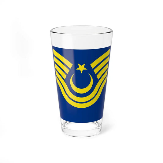 Turkey air force OR 7b (Turkey) (Military Rank) Pint Glass 16oz 16oz - Go Mug Yourself