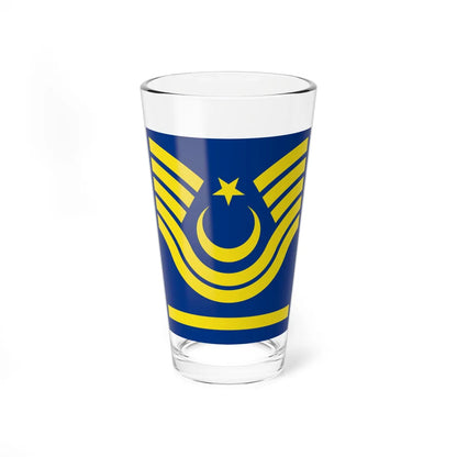 Turkey air force OR 8 (Turkey) (Military Rank) Pint Glass 16oz 16oz - Go Mug Yourself