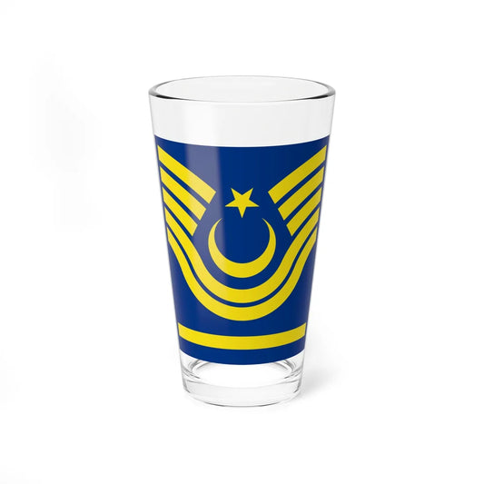 Turkey air force OR 8 (Turkey) (Military Rank) Pint Glass 16oz 16oz - Go Mug Yourself