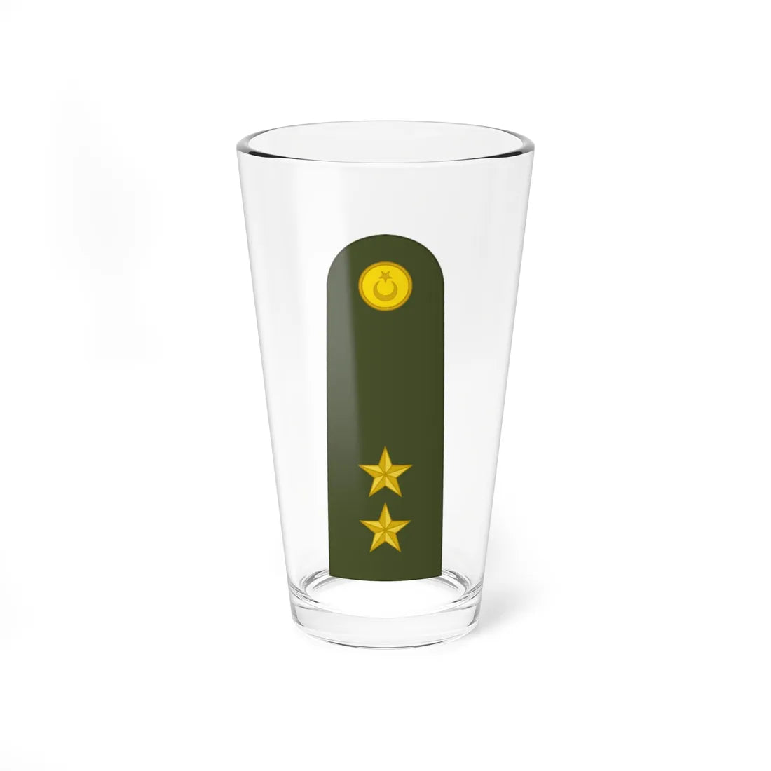 Turkey army OF 1 (Turkey) (Military Rank) Pint Glass 16oz 16oz - Go Mug Yourself