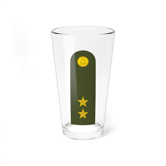 Turkey army OF 1 (Turkey) (Military Rank) Pint Glass 16oz 16oz - Go Mug Yourself