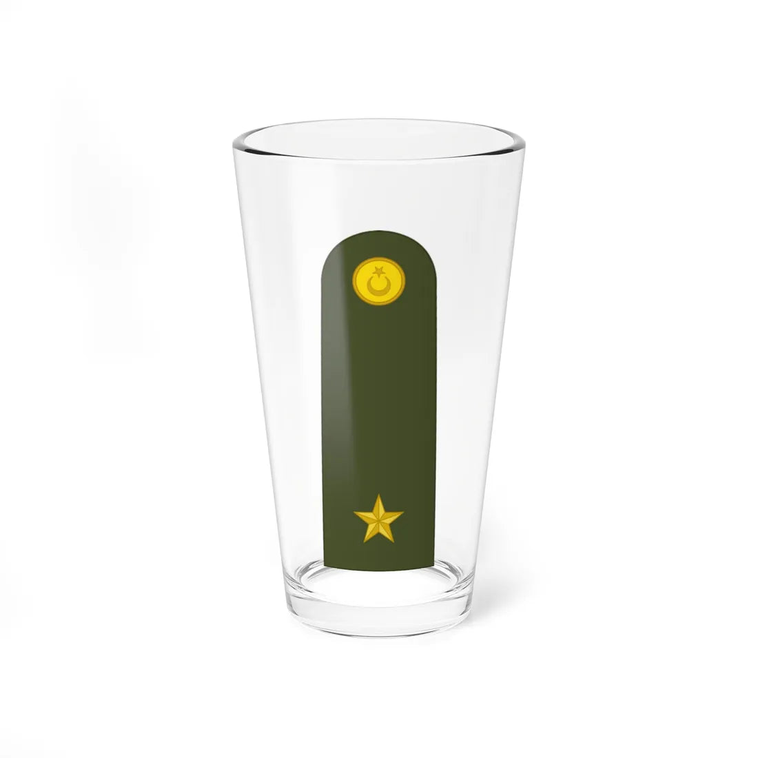 Turkey army OF 1b (Turkey) (Military Rank) Pint Glass 16oz 16oz - Go Mug Yourself