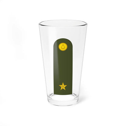 Turkey army OF 1b (Turkey) (Military Rank) Pint Glass 16oz 16oz - Go Mug Yourself