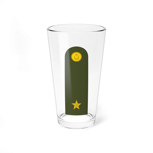 Turkey army OF 1b (Turkey) (Military Rank) Pint Glass 16oz 16oz - Go Mug Yourself