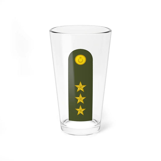 Turkey army OF 2 (Turkey) (Military Rank) Pint Glass 16oz 16oz - Go Mug Yourself