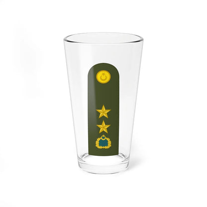 Turkey army OF 4 (Turkey) (Military Rank) Pint Glass 16oz 16oz - Go Mug Yourself