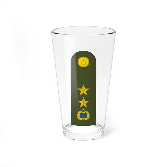 Turkey army OF 4 (Turkey) (Military Rank) Pint Glass 16oz 16oz - Go Mug Yourself