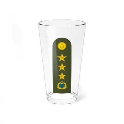Turkey army OF 5 (Turkey) (Military Rank) Pint Glass 16oz 16oz - Go Mug Yourself