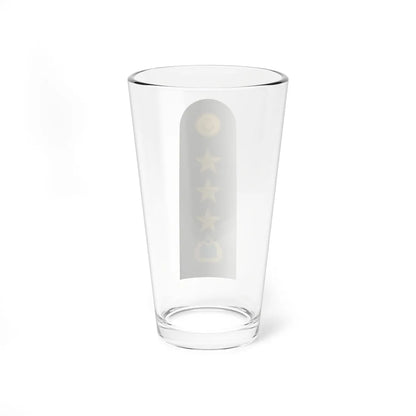 Turkey army OF 5 (Turkey) (Military Rank) Pint Glass 16oz - Go Mug Yourself