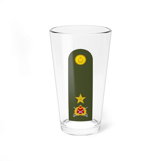 Turkey army OF 6 (Turkey) (Military Rank) Pint Glass 16oz 16oz - Go Mug Yourself