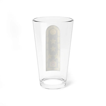 Turkey army OF 9 (Turkey) (Military Rank) Pint Glass 16oz - Go Mug Yourself