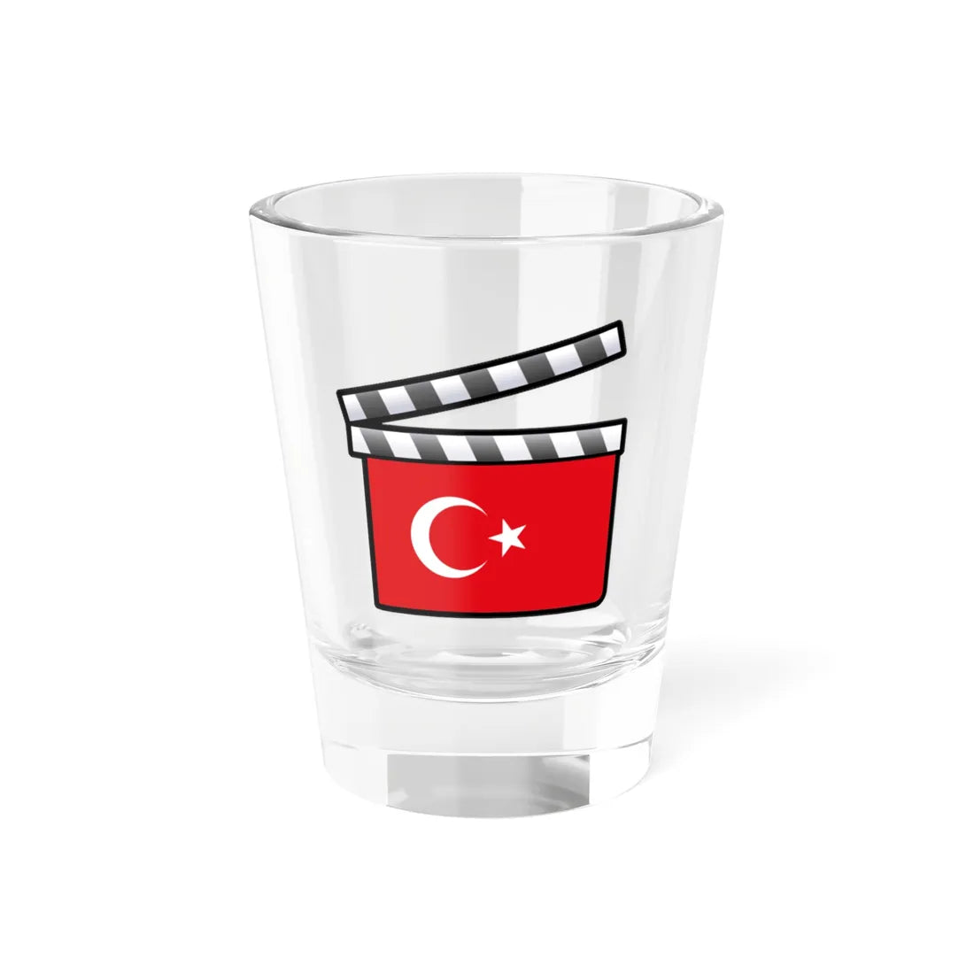 Turkey film clapperboard (Turkey) Shot Glass 1.5oz 1.5oz - Go Mug Yourself