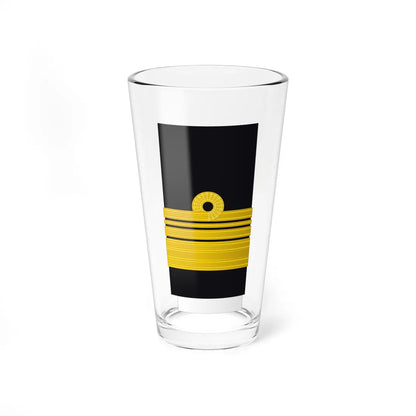 Turkey Navy OF 8 sleeve (Turkey) (Military Rank) Pint Glass 16oz 16oz - Go Mug Yourself