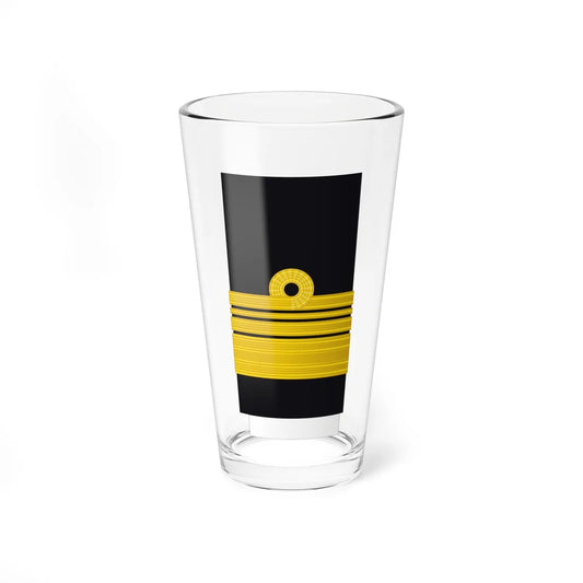 Turkey Navy OF 8 sleeve (Turkey) (Military Rank) Pint Glass 16oz 16oz - Go Mug Yourself