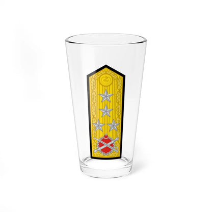 Turkey navy OF 9b (Turkey) (Military Rank) Pint Glass 16oz 16oz - Go Mug Yourself