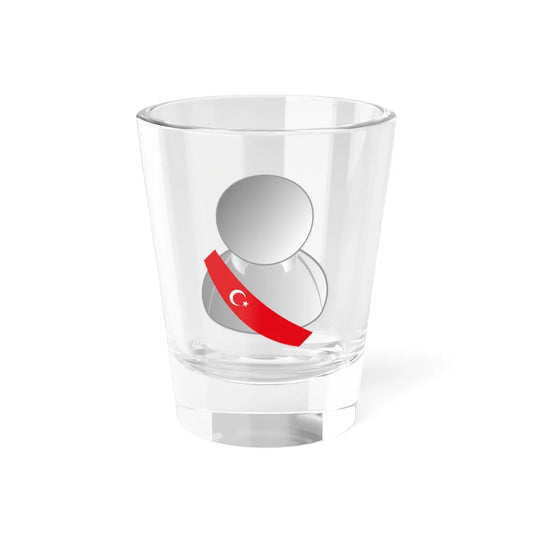 Turkey politic personality icon (Turkey) Shot Glass 1.5oz 1.5oz - Go Mug Yourself