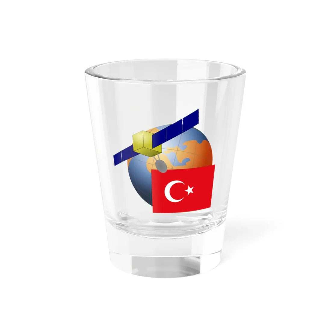 Turkey-Satellite (Turkey) Shot Glass 1.5oz 1.5oz - Go Mug Yourself