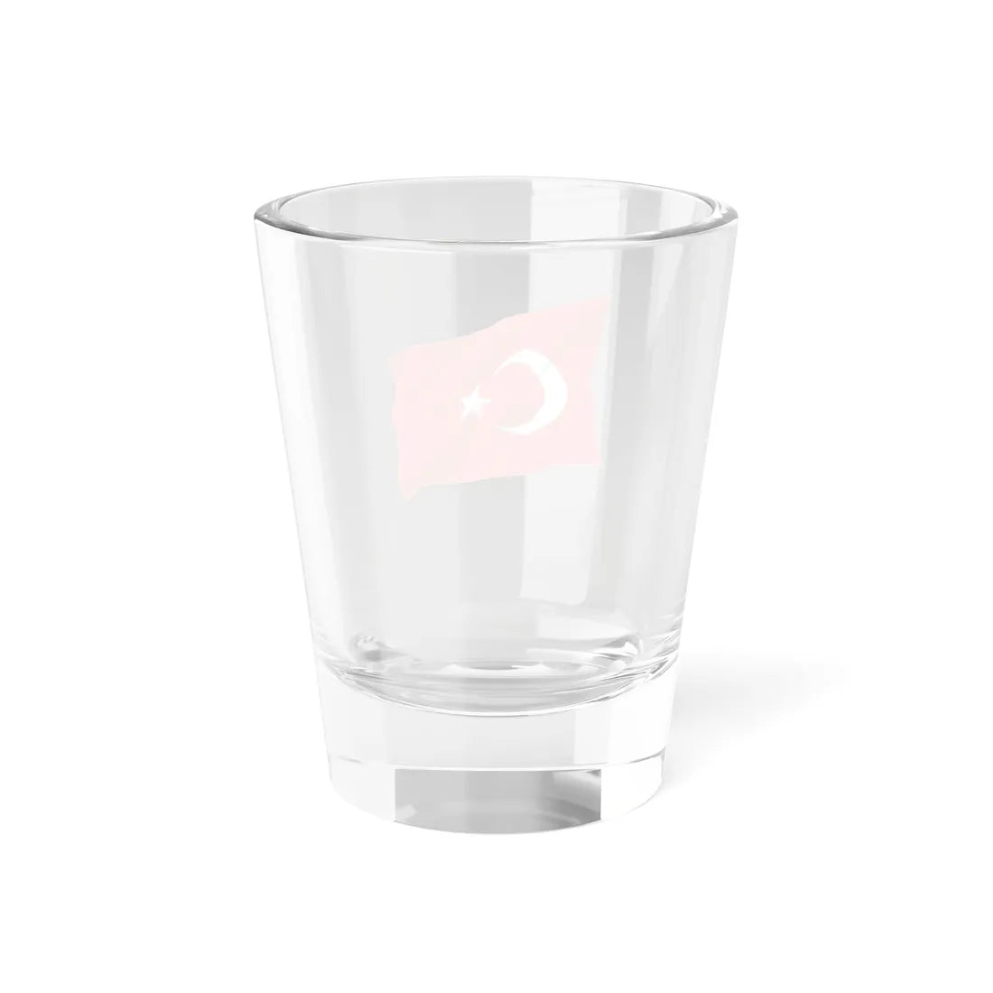 Turkish flag waving (Turkey) Shot Glass 1.5oz - Go Mug Yourself