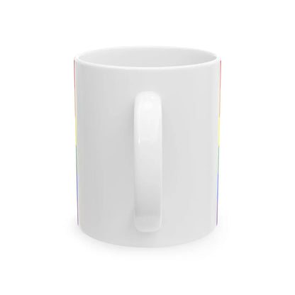 Turkish Gay Pride Flag (Turkey) White Coffee Mug - Go Mug Yourself