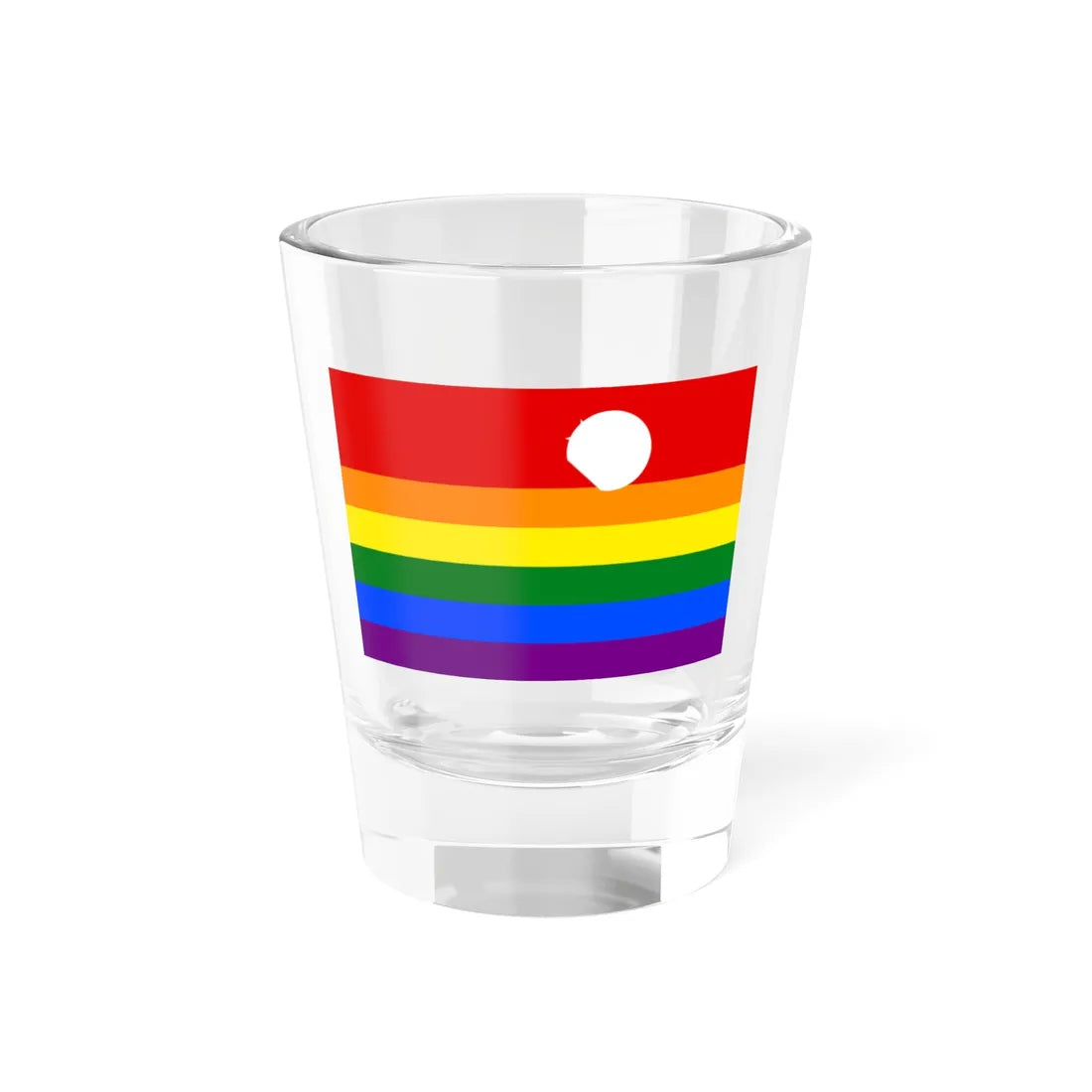 Turkish LGBT by Jestemturk (Turkey) Shot Glass 1.5oz 1.5oz - Go Mug Yourself