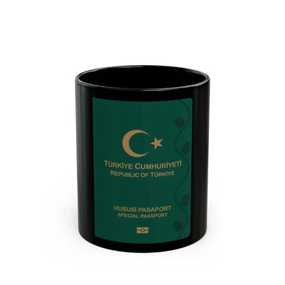 Turkish Passport (Special) - Black Coffee Mug 11oz - Go Mug Yourself