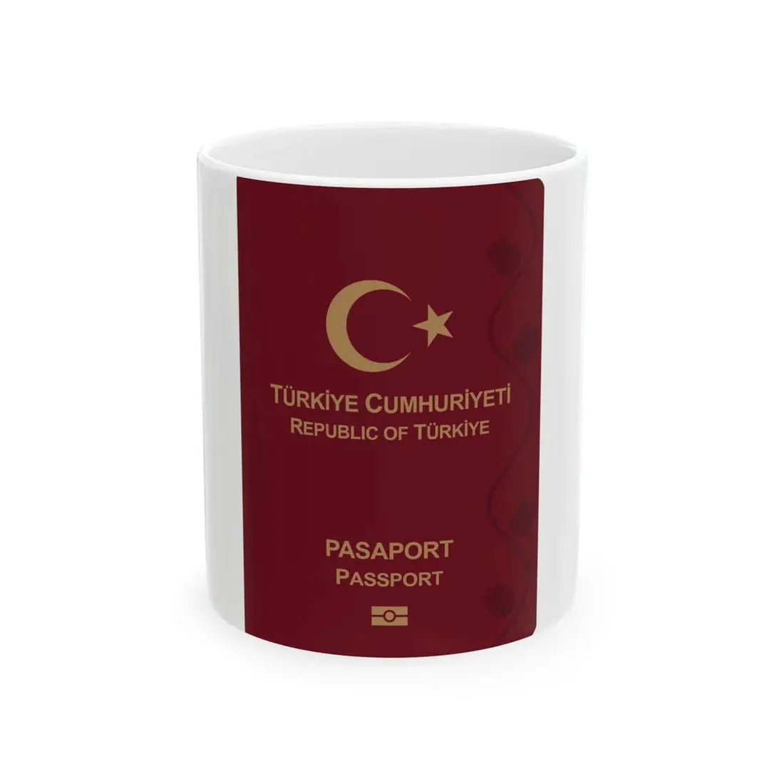 Turkish Passport - White Coffee Mug 11oz - Go Mug Yourself