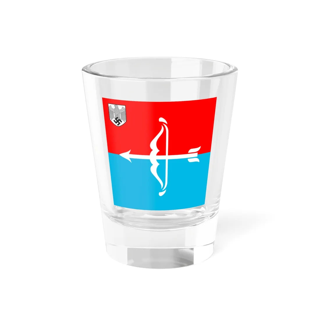 Turkistan Legion Flag (Germany) Shot Glass 1.5oz 1.5oz - Go Mug Yourself