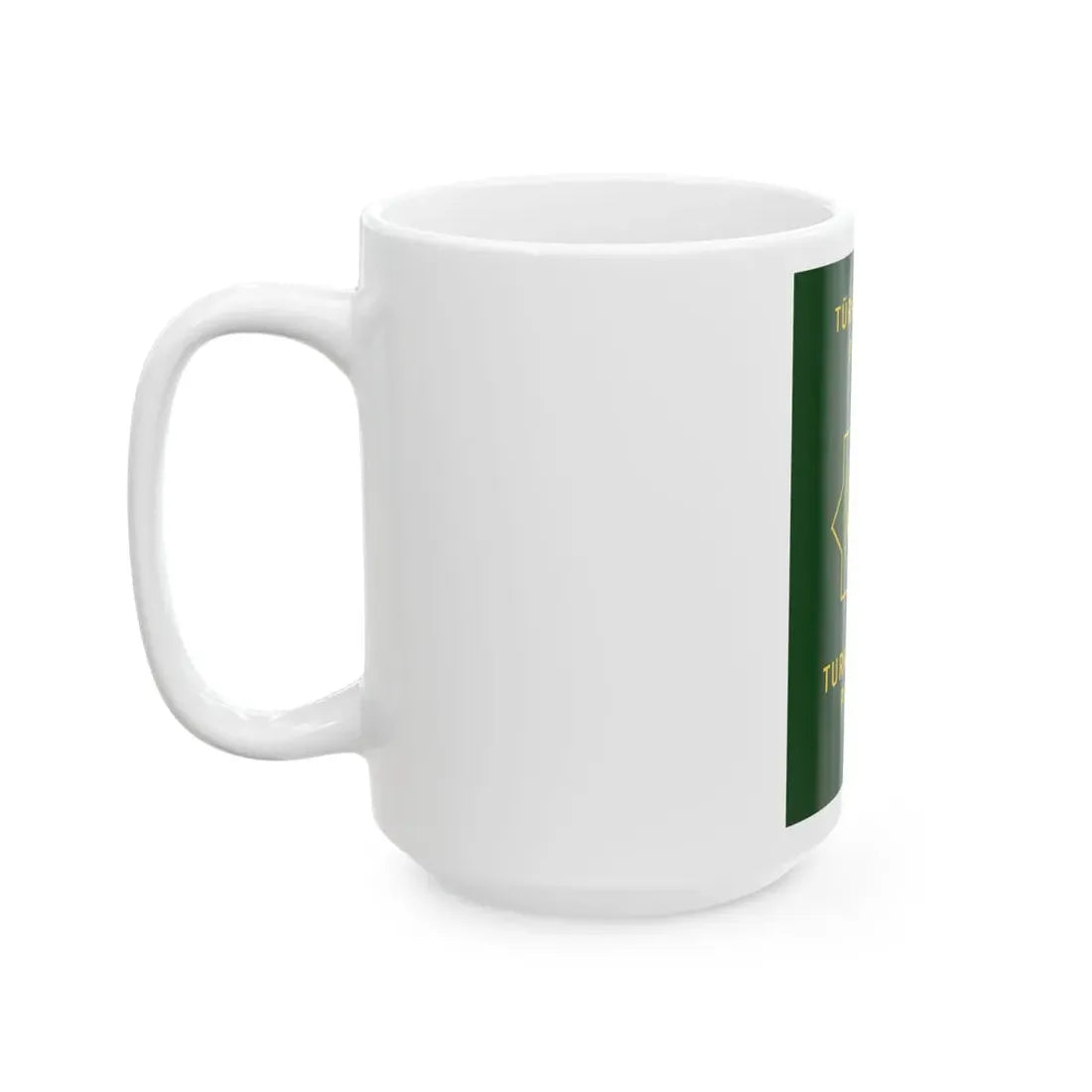 Turkmen Passport - White Coffee Mug - Go Mug Yourself