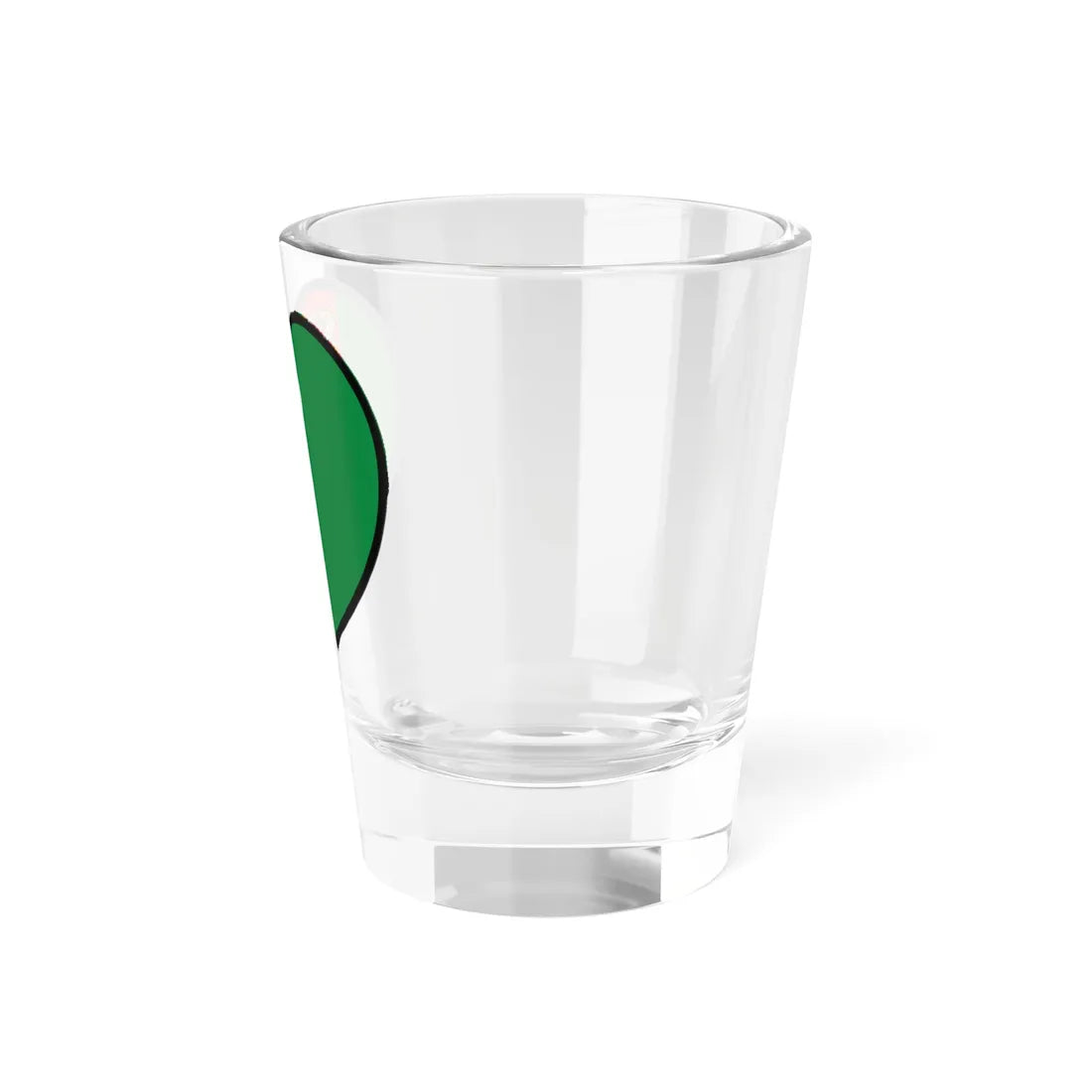 Turkmenistan flag heart (Turkmenistan) Shot Glass 1.5oz - Go Mug Yourself