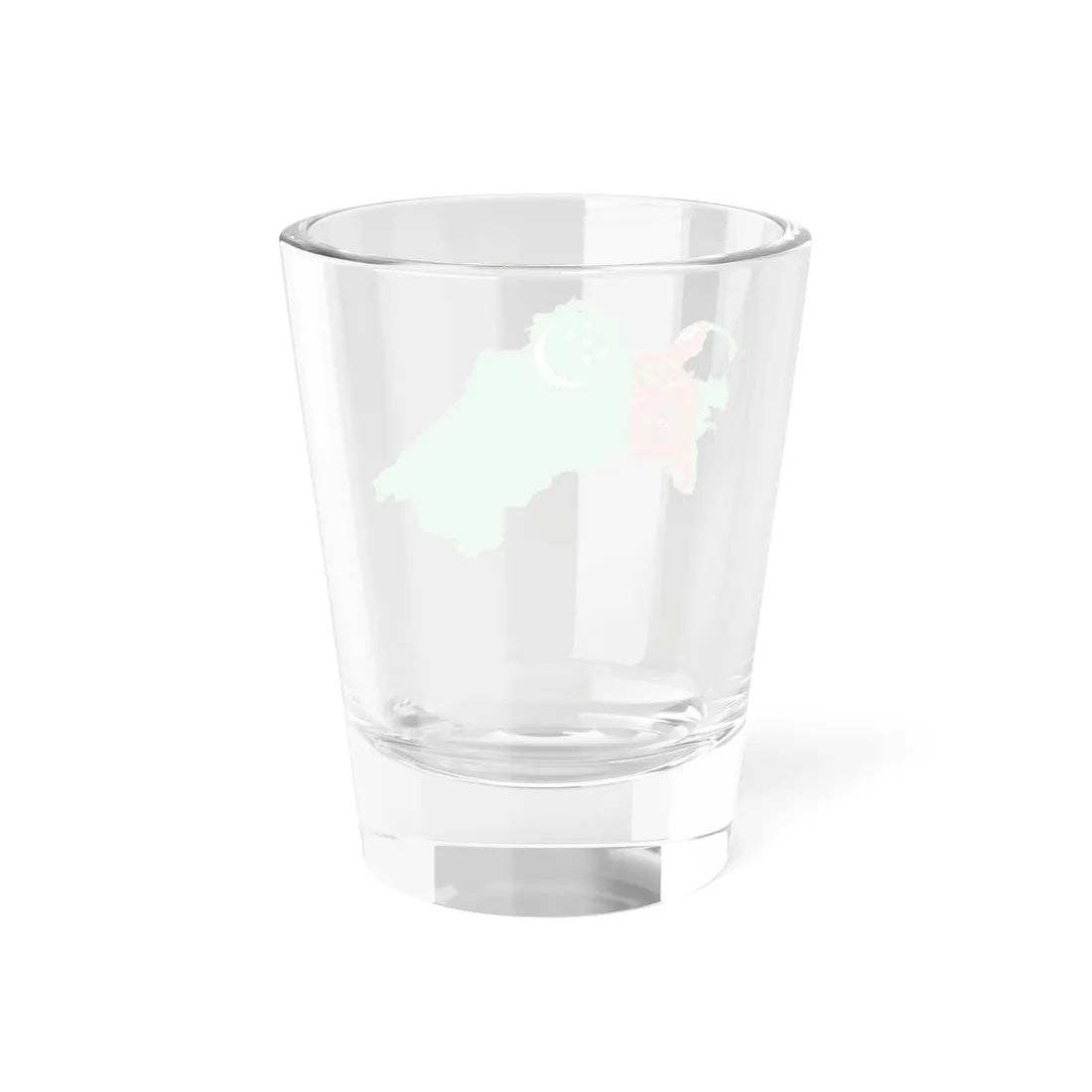 Turkmenistan stub (Turkmenistan) Shot Glass 1.5oz - Go Mug Yourself
