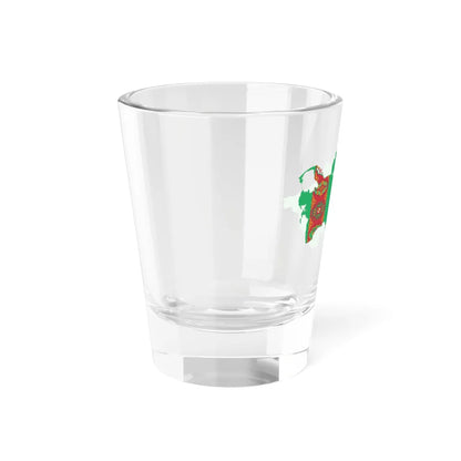 Turkmenistan stub (Turkmenistan) Shot Glass 1.5oz - Go Mug Yourself