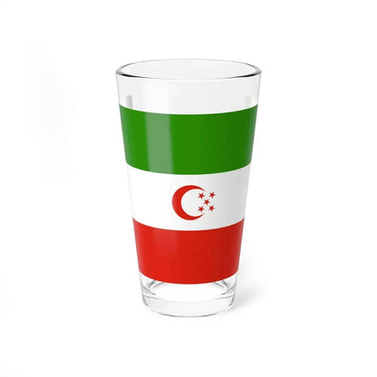 Turkmensahra Liberation Organization flag (Iran) Pint Glass 16oz 16oz - Go Mug Yourself