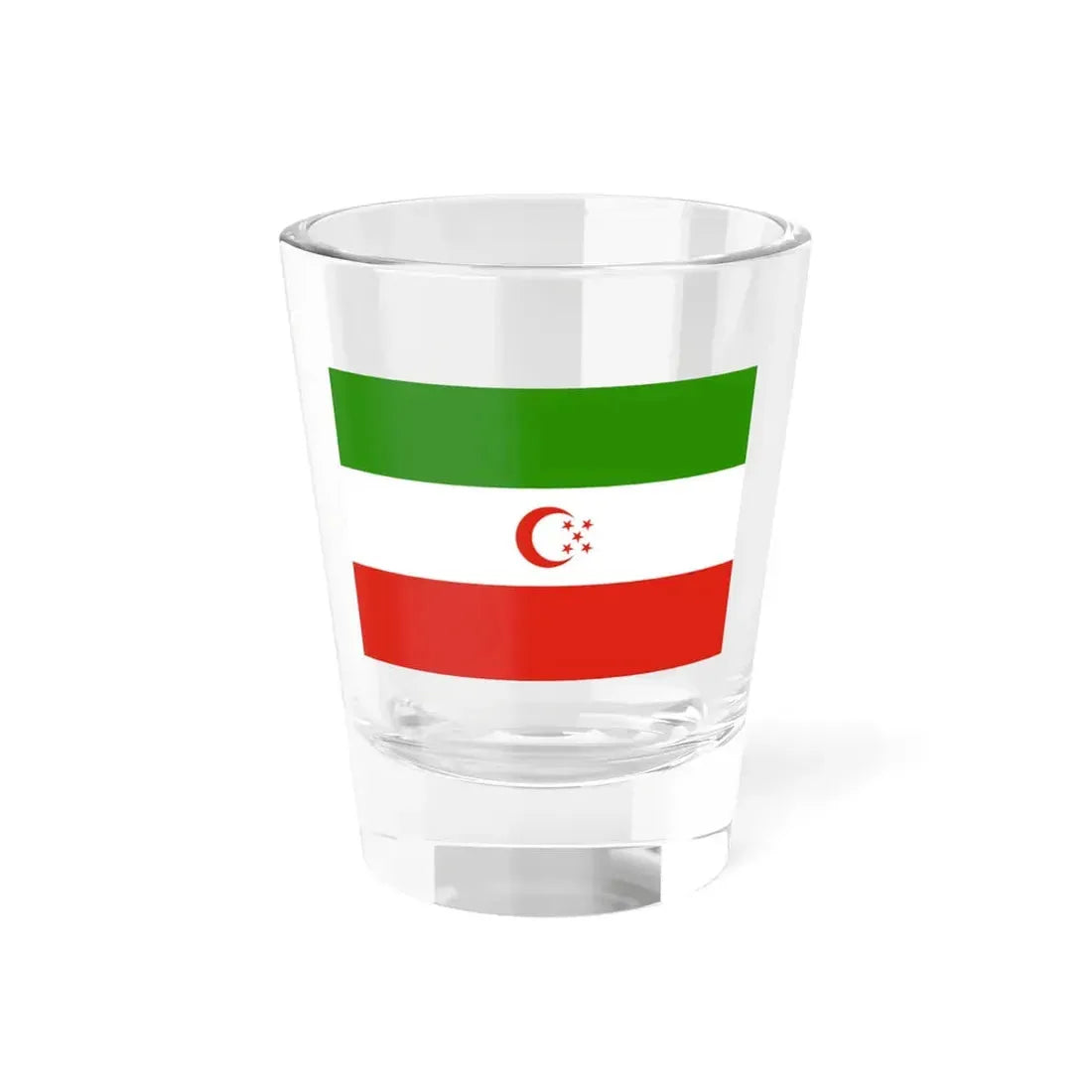 Turkmensahra Liberation Organization flag (Iran) Shot Glass 1.5oz 1.5oz - Go Mug Yourself