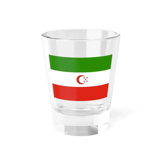 Turkmensahra Liberation Organization flag (Iran) Shot Glass 1.5oz 1.5oz - Go Mug Yourself