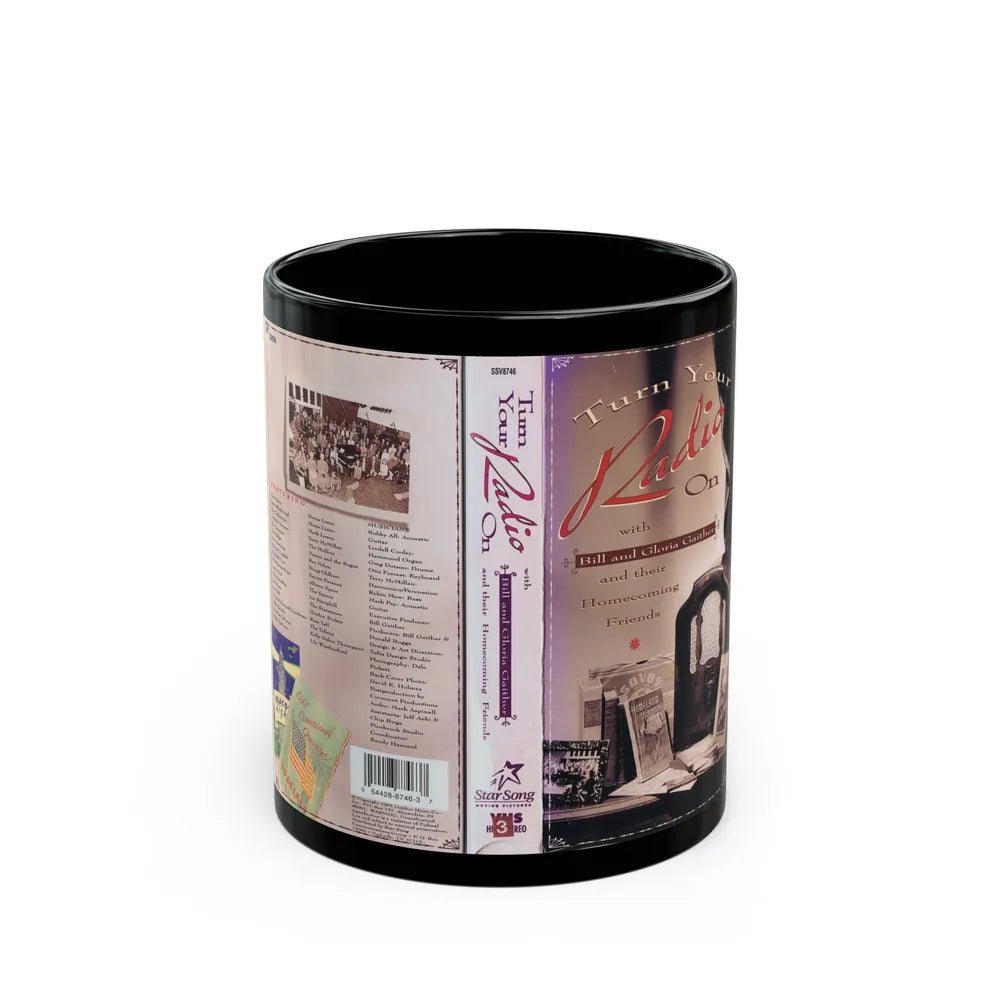 TURN YOUR RADIO ON (VHS COVER) - Black Coffee Mug-11oz-Go Mug Yourself